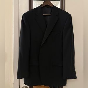 [SOLD] Canali Made in Italy Black Sports Coat (size 56R)